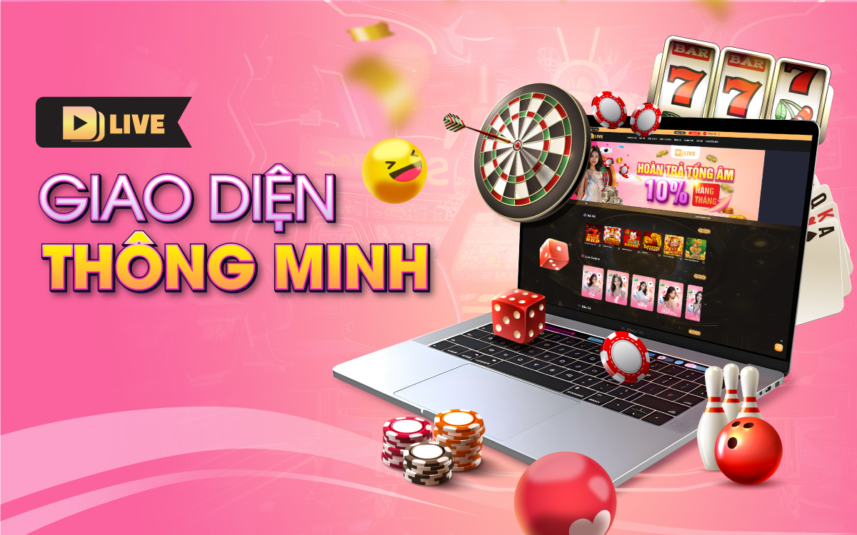 Giao diện thông minh trang chủ DDlive cực bắt mắt 